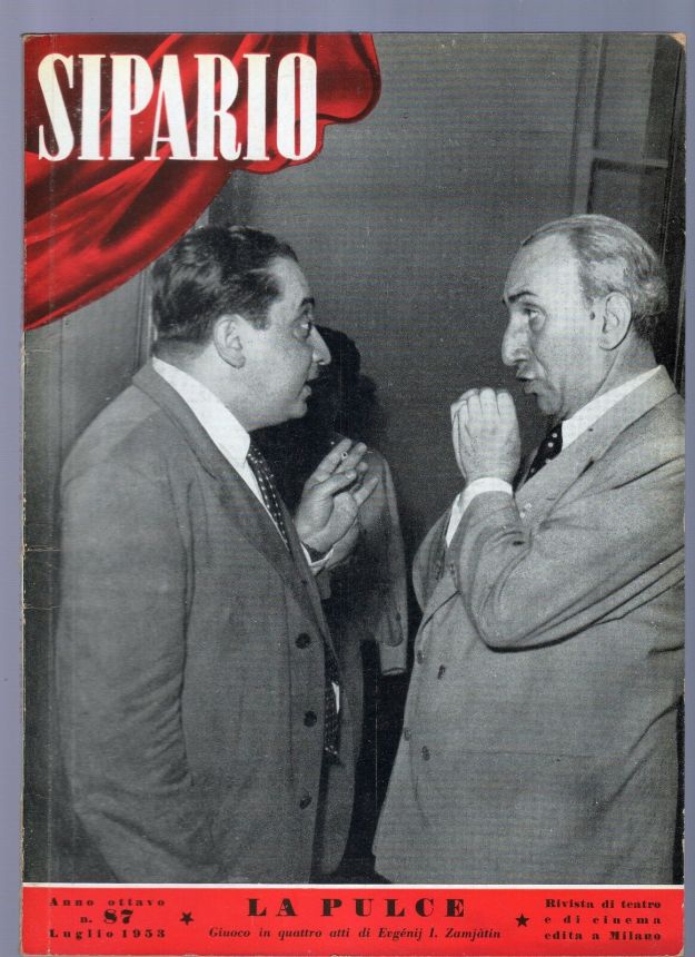 SIPARIO magazine side cover Issue 87 July 1953
